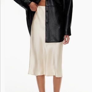 Babaton midi slip skirt